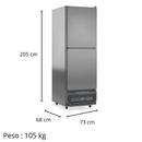 Conservador Vertical Gela Canecas Conveniência Esmeralda 578l Ar Forçado - Gelopar