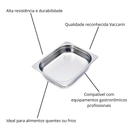 Kit 2 Cubas 1/2 65mm Lisa Modelo Europeu Vaccarin