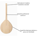 Pá Para Pizza De Madeira Profissional 40 Cm Jotas Grill