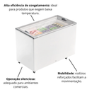 Freezer Horizontal Fricon Porta de Vidro | Ideal para Sorvetes, Congelados e Bebidas