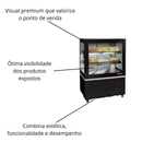 Balcão Estufa Black Box 0,80m - Conservex