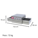 Forno de Esteira para Pizza Elétrico Progás para Cozinha Industrial