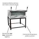 Forno Roma Inox A Gás FIRI90 Venâncio