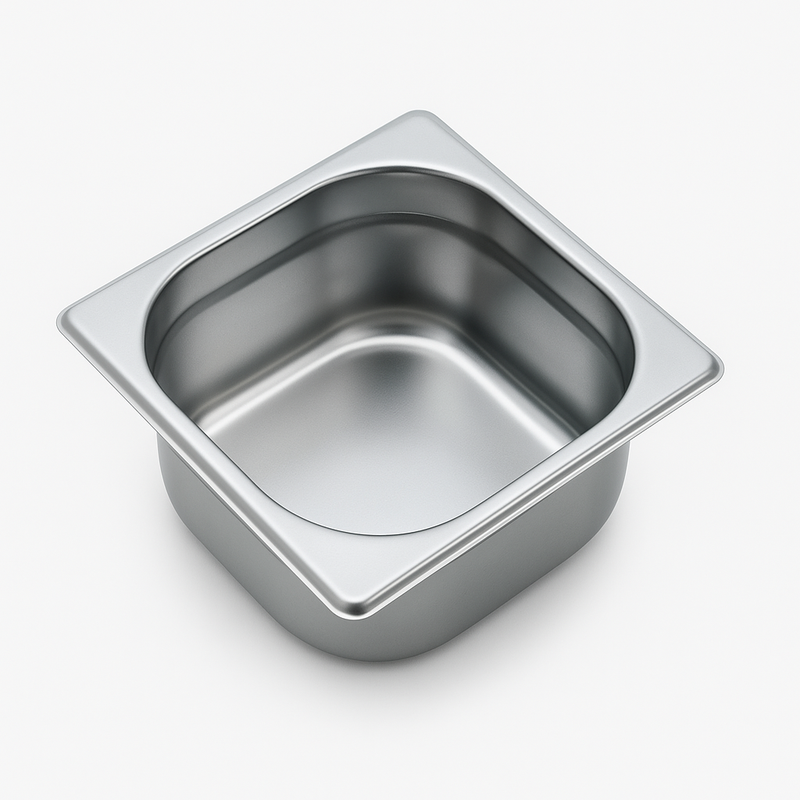 Cuba GN Industrial 1/6 x 65mm Inox - Vaccarin