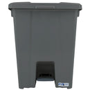 Lixeira Quadrada 60L com Pedal Cinza - JSN