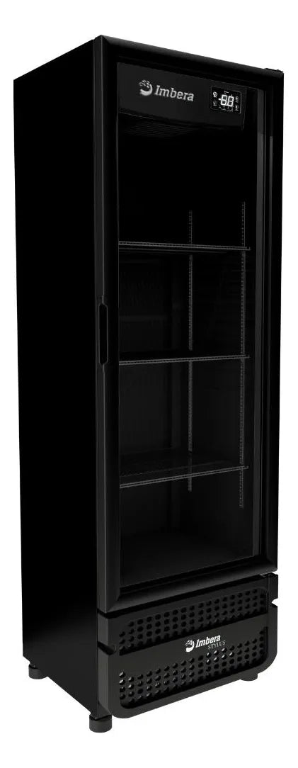 Expositor Full Black Para Cerveja De Porta De Vidro 454L Imbera