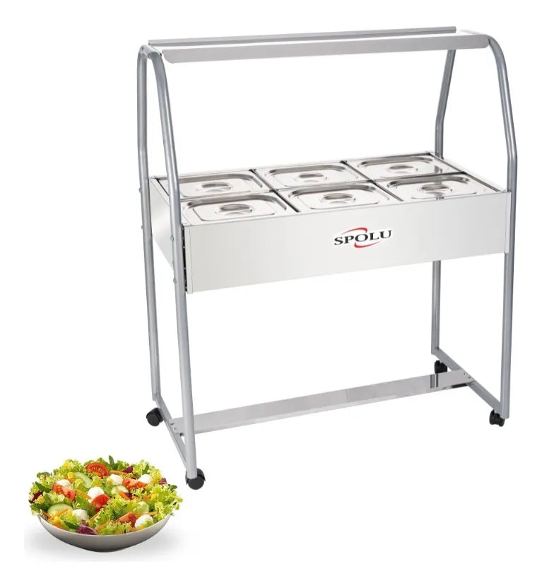 Buffet Salada 6 Cubas Frias 220V Spolu