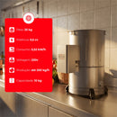 Descascador Inox 10kg DB10 Skymsen