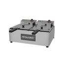 Fritadeira Eletrica 10 Litros 2 Cubas 150mm 220V Metalcubas