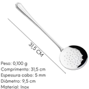 Escumadeira Inox Premium GP Inox