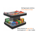Expositor Refrigerado Self Service Linha Suprema 1,36m Frilux