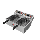 Fritadeira Profissional 2 Cubas de 5 Litros Inox e Alto Desempenho 220V - Skymsen