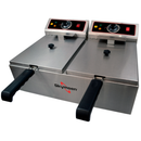 Fritadeira Profissional 2 Cubas 10 Litros 220V Skymsen Inox Alto Desempenho