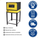 Forno Bravo com Pé à Gás Amarelo Venâncio