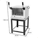 Forno Roma Gás 80 Inox Venâncio