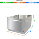 Forno Aço Inox Profissional para Fogão Venâncio