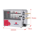 Forno Assador Rotativo Industrial Elétrico DUO 220v - Progás