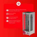 Forno Multiuso Giratório 128kg à Gás Bivolt Progás