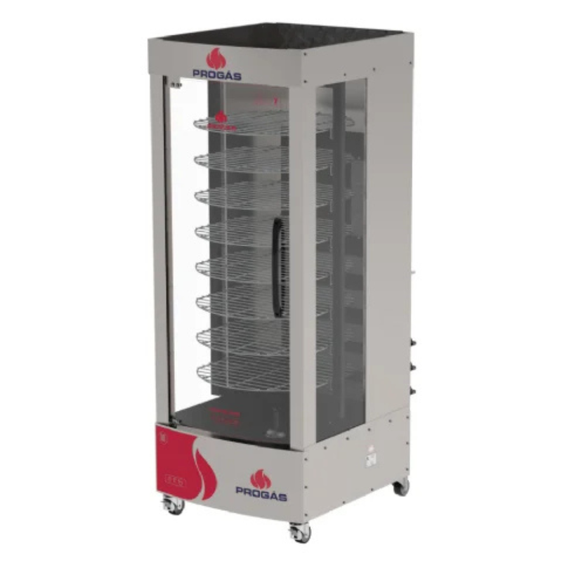 Forno Multiuso Giratório 128kg à Gás Bivolt Progás
