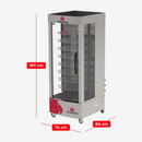 Forno Multiuso Giratório 128kg à Gás Bivolt Progás
