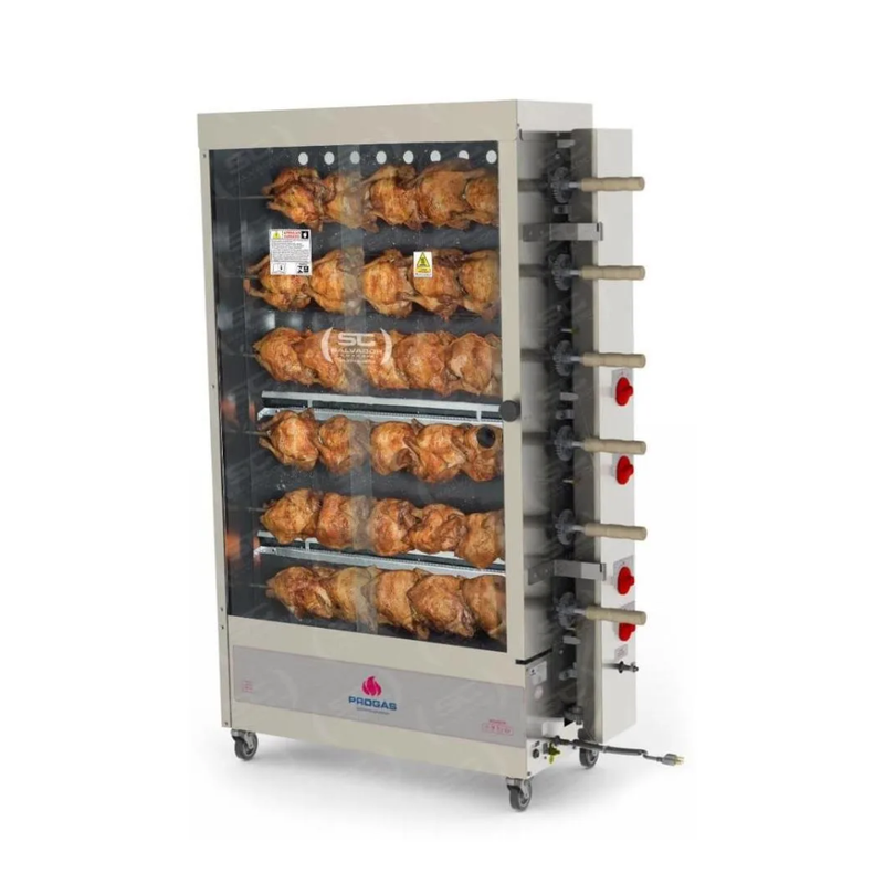 Forno Rotativo 30 Frangos Infravermelho Progás