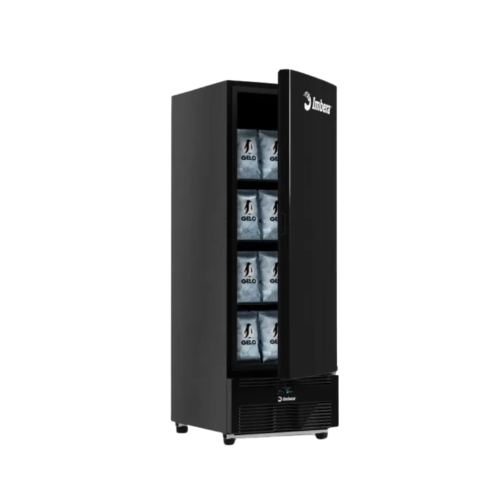 Freezer Vertical Imbera EVZ21 Black Inverter 561 Litros Porta Cega