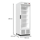 Freezer Congelador EVF19 Branco 220V Imbera