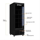 Freezer Vertical 567 Litros Full Black Preto Imbera 220V