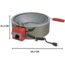 Tacho Fritador Elétrico Industrial 7 Litros com Cesto - Progás