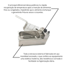 Fritador 1 Cuba de 3 Litros 220V Stevan Metal