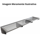 escorredor perfurado de parede com 120x40 mão francesa fritomaq