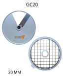 Kit Discos Pa7 Pro Corte Fatias 20mm GG20 Cubos Skymsen