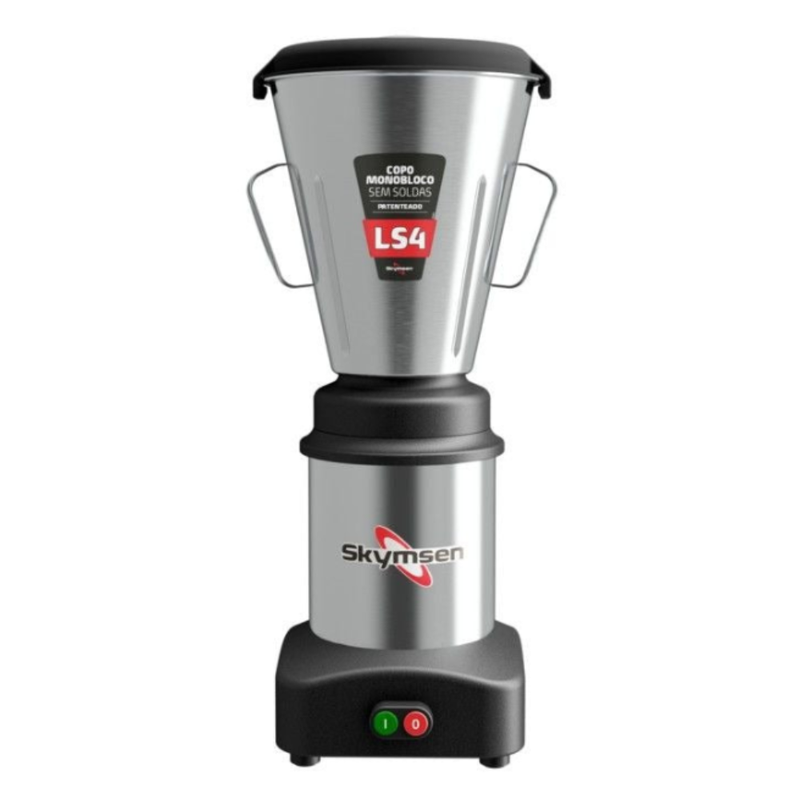 Liquidificador Comercial Inox Baixa Rotação 4 Litros- Skymsen