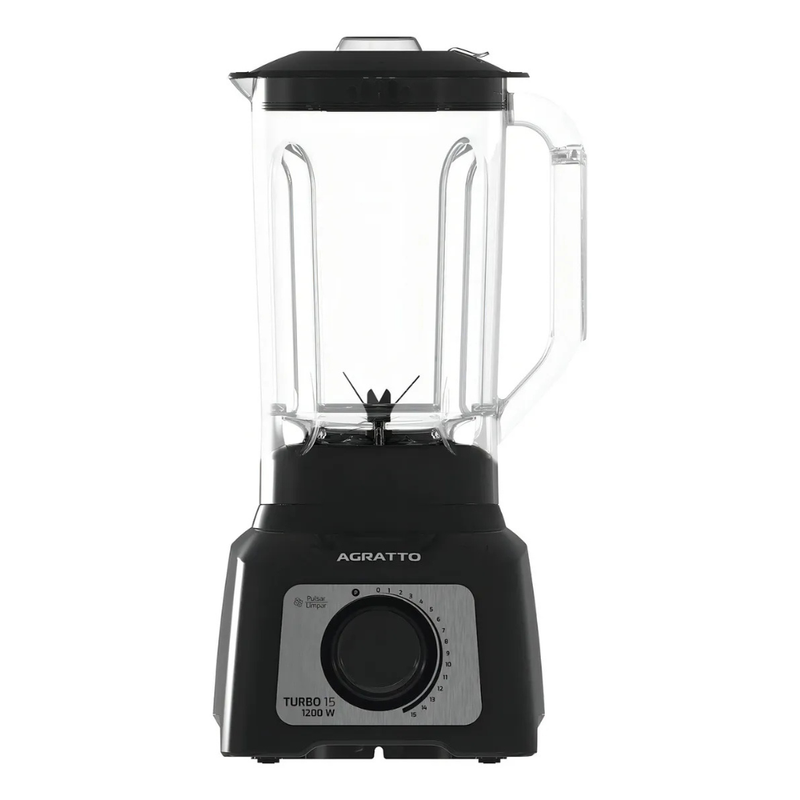 Liquidificador Turbo 15 Preto 3,2Litros 1200W 220V Agratto