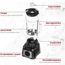Liquidificador Turbo 15 Preto 3,2Litros 1200W 220V Agratto