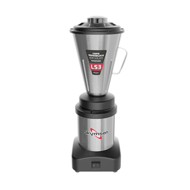 Liquidificador Comercial Inox Baixa Rotação 3 Litros Skymsen