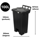 Lixeira 100L com Pedal JSN
