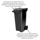 Lixeira 100L com Rodas JSN