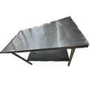 Mesa de Trabalho Inox 120x70x85cm Com Prateleira Inferior Lisa Promaq USADO
