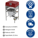 Misturador Industrial 22 Litros Bivolt Braesi