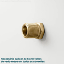 Latão Niple 1/2 BSP