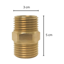 Latão Niple 1/2 BSP