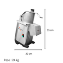 Processador de Alimentos Industrial PA7 PRO Skymsen 220V Inox com 7 Discos