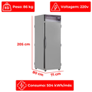 Pass Through Aquecida 220V Frilux