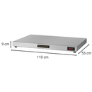 Pista Aquecida Elétrica Inox 220V Metalcubas 1,10 Metros