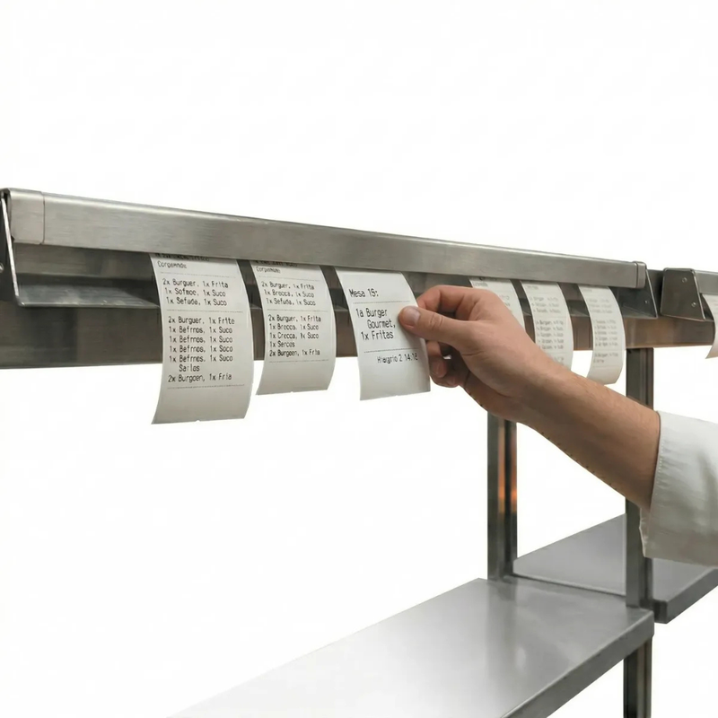 Porta Comanda Inox Comandeira 50cm e 100cm - MP Metalurgic