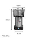 Processador de Alimentos Cutter Inox 8Lts 220V - Skymsen
