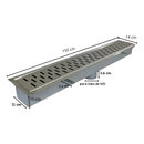 Ralo com Tanque Inox 304 Reforçado com Tela 150x14