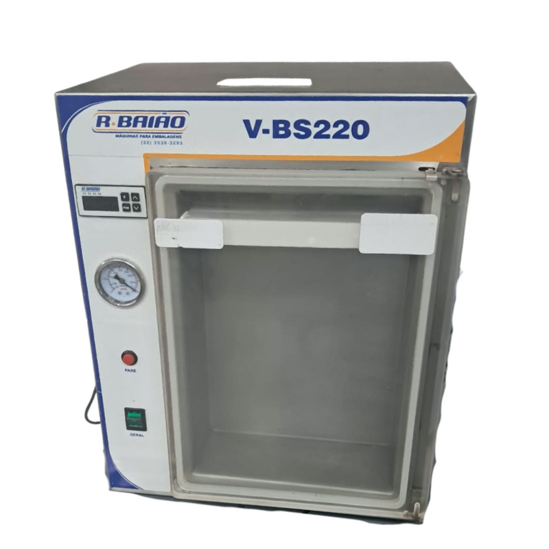 Seladora à Vácuo de Câmara 2 Posições Inox 220V Usada R Baião