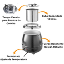 Sopeira 10 Litros Elétrica Preta 220V Zahav
